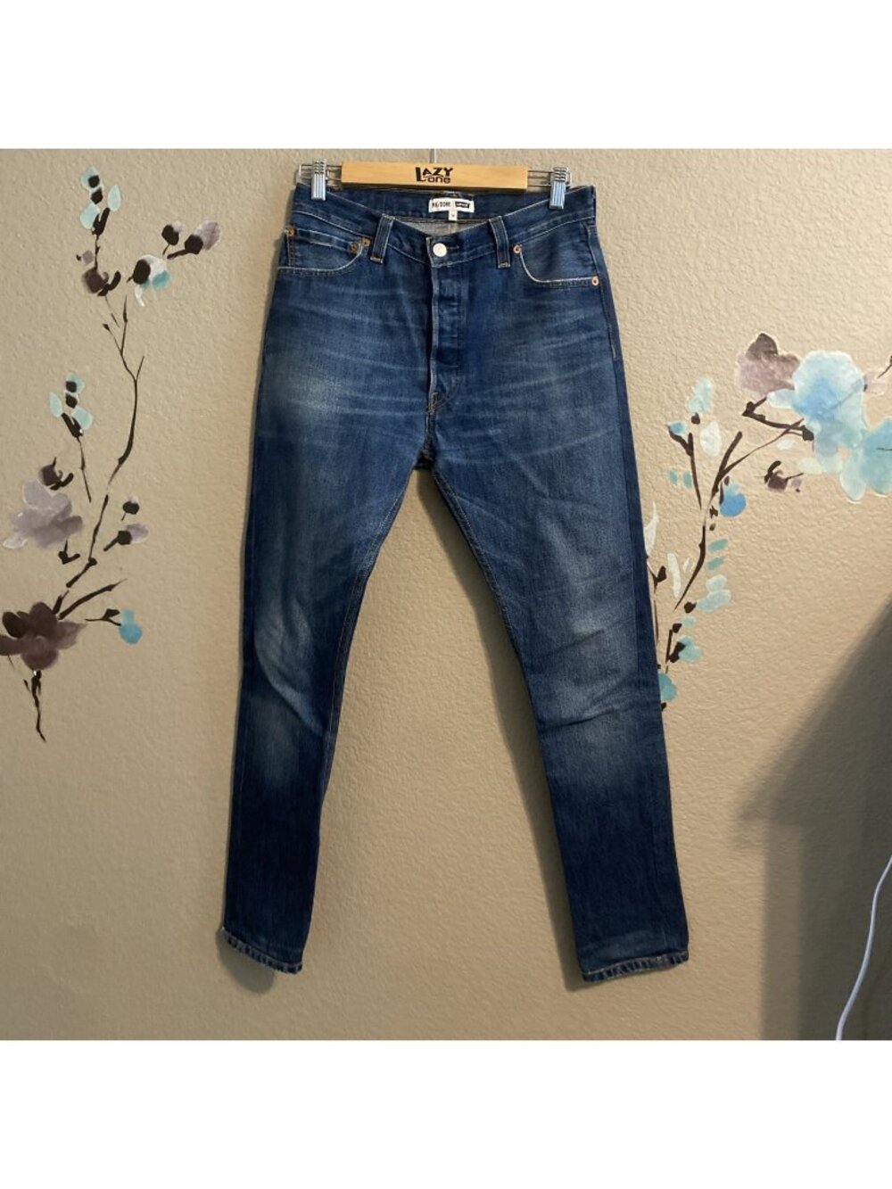 Redone X Levi’s 501 Ankle 26 Rigid Denim 100% Cotton ￼